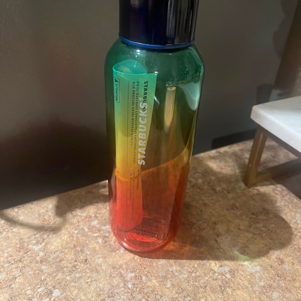 Starbucks Multicolor Gradient Water Bottle